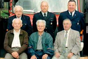 Gründungsmitglieder der Freiwilligen Feuerwehr Roringen